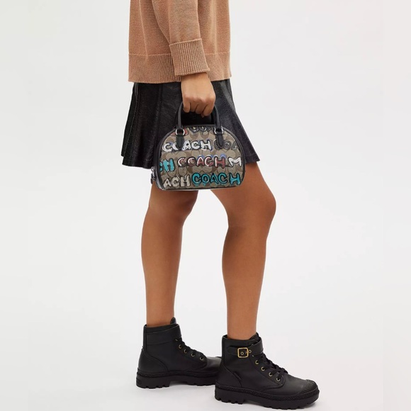 Coach X Mint + Serf Sydney Satchel In Signature Canvas - Picture 2 of 9